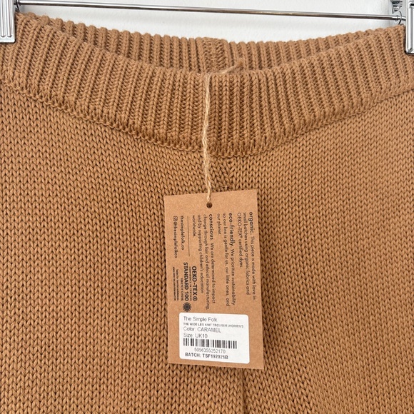 The simple folk wide leg knit trousers - Picture 5 of 7